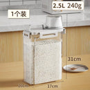 Grain Storage Container with Lid and Measuring Cup