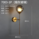 Modern LED Glass Ball Wall Lamp for Bedroom and Living Room