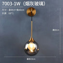 Modern LED Glass Ball Wall Lamp for Bedroom and Living Room