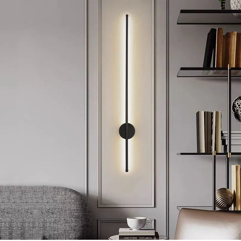 Slim LED Wall Lamp – Modern Minimalist Vertical Light Fixture